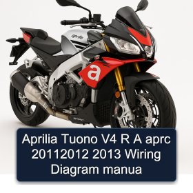 Aprilia Tuono V4 R A aprc 20112012 2013 Wiring Diagram manua