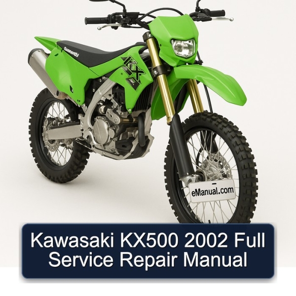 Kawasaki KX500 2002 Full Service Repair Manual