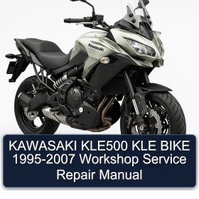 KAWASAKI KLE500 KLE BIKE 1995-2007 Workshop Service Repair Manual