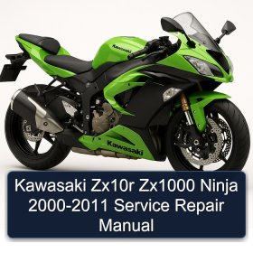 Kawasaki Zx10r Zx1000 Ninja 2000-2011 Service Repair Manual