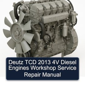 Deutz TCD 2013 4V Diesel Engines Workshop Service Repair Manual