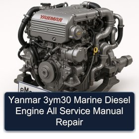 Yanmar 3ym30 Marine Diesel Engine All Service Manual Repair