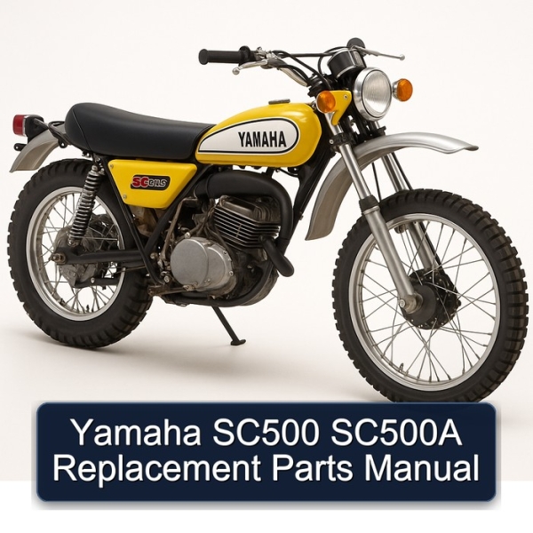 Yamaha SC500 SC500A Replacement Parts Manual