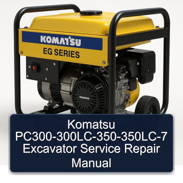 Komatsu PC300-300LC-350-350LC-7 Excavator Service Repair Manual