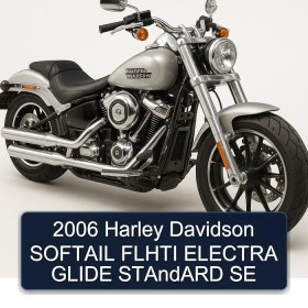 2006 Harley Davidson SOFTAIL FLHTI ELECTRA GLIDE STAndARD SE