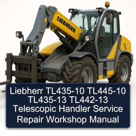Liebherr Teleskoplader TL435-10, TL445-10, TL435-13, TL442-13 Werkstatt-Handbuch