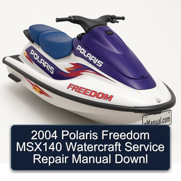 2004 Polaris Freedom MSX140 Watercraft Service Repair Manual Downl