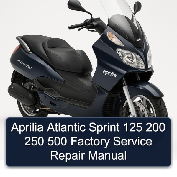 Aprilia Atlantic Sprint 125 200 250 500 Factory Service Repair Manual