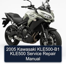 2005 Kawasaki KLE500-B1 KLE500 Service Repair Manual