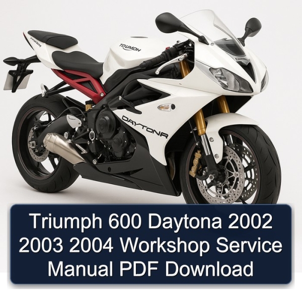Triumph 600 Daytona 2002 2003 2004 Workshop Service Manual PDF Download