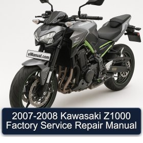 2007-2008 Kawasaki Z1000 Factory Service Repair Manual