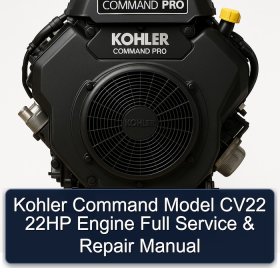 Kohler Command Model CV22 22HP Engine Full Service & Repair Manual