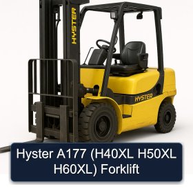 Hyster A177 (H40XL H50XL H60XL) Forklift