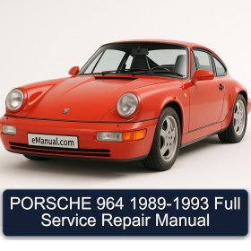 PORSCHE 964 1989-1993 Full Service Repair Manual