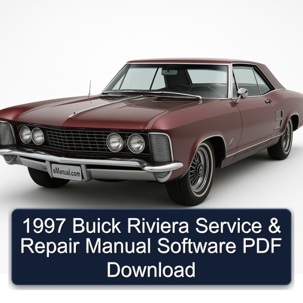 1997 Buick Riviera Service & Repair Manual Software PDF Download