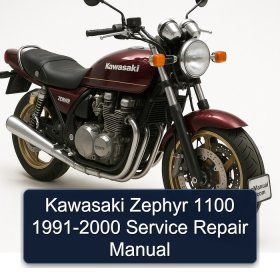 Kawasaki Zephyr 1100 1991-2000 Service Repair Manual