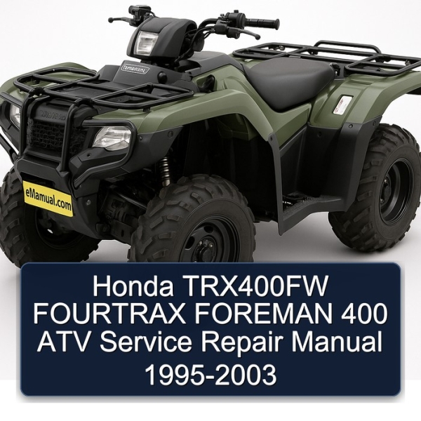 Honda TRX400FW FOURTRAX FOREMAN 400 ATV Service Repair Manual 1995-2003