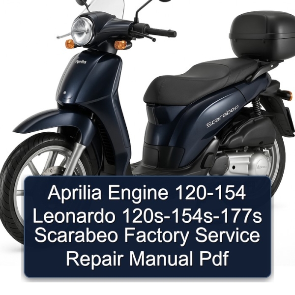 Aprilia Engine 120-154 Leonardo 120s-154s-177s Scarabeo Factory Service Repair Manual Pdf