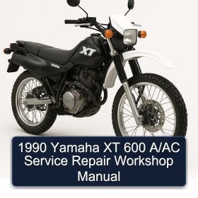 1990 Yamaha XT 600 A/AC Service Repair Workshop Manual