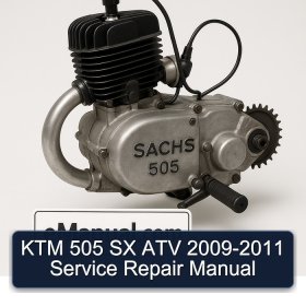 KTM 505 SX ATV 2009-2011 Service Repair Manual