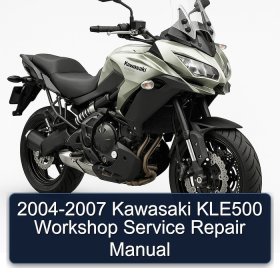 2004-2007 Kawasaki KLE500 Workshop Service Repair Manual