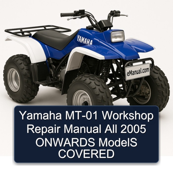 Yamaha MT-01 Workshop Repair Manual All 2005 ONWARDS ModelS COVERED