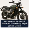 TRIUMPH SCRAMBLER 2006+ BIKE Workshop Repair Service Manual