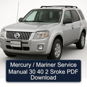 Mercury / Mariner Service Manual 30 40 2 Sroke PDF Download