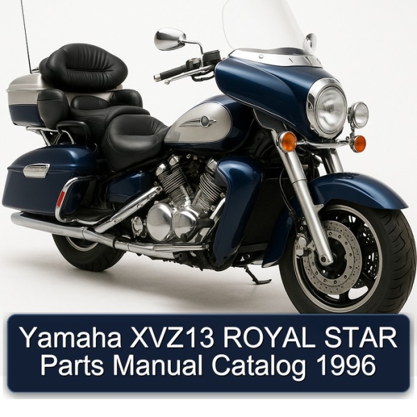 Yamaha XVZ13 ROYAL STAR Parts Manual Catalog 1996