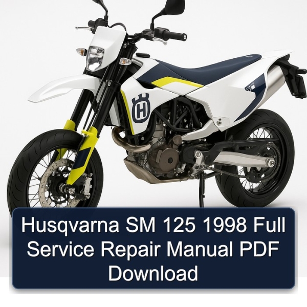 Husqvarna SM 125 1998 Full Service Repair Manual PDF Download
