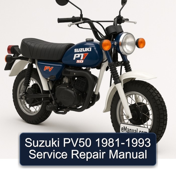 Suzuki PV50 1981-1993 Service Repair Manual