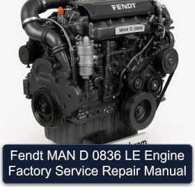 Fendt MAN D 0836 LE Engine Factory Service Repair Manual