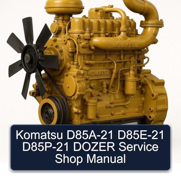 Komatsu D85A-21 D85E-21 D85P-21 DOZER Service Shop Manual
