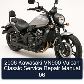 2006 Kawasaki VN900 Vulcan Classic Service Repair Manual 06