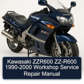 Kawasaki ZZR600 ZZ-R600 1990-2000 Workshop Service Repair Manual