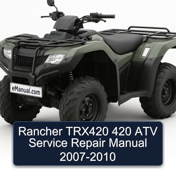 Rancher TRX420 420 ATV Service Repair Manual 2007-2010
