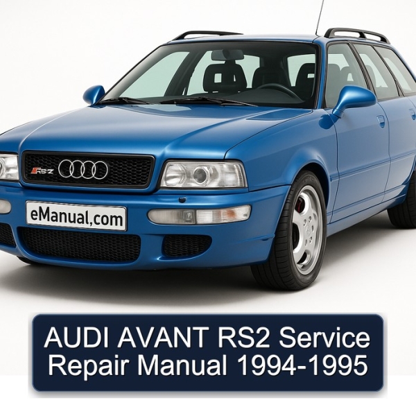 AUDI AVANT RS2 Service Repair Manual 1994-1995