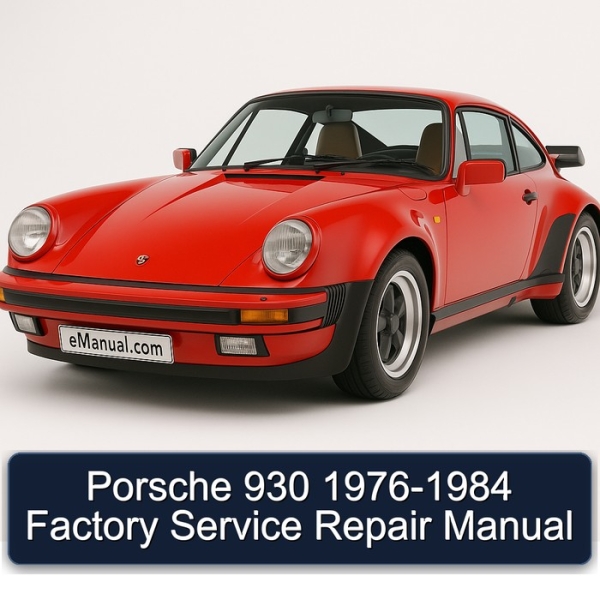 Porsche 930 1976-1984 Factory Service Repair Manual