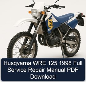 Husqvarna WRE 125 1998 Full Service Repair Manual PDF Download