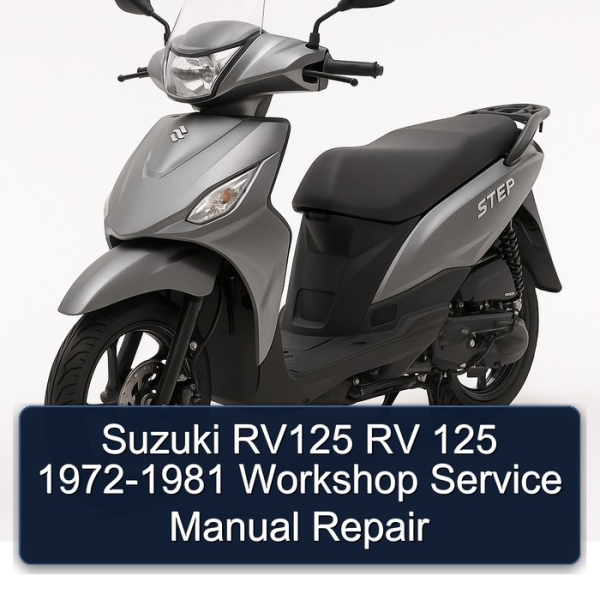 Suzuki RV125 RV 125 1972-1981 Workshop Service Manual Repair