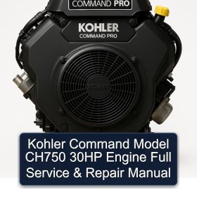 Kohler Command Model CH750 30HP Engine Full Service & Repair Manual