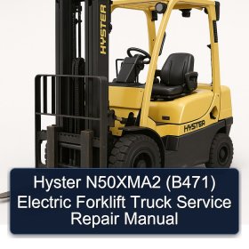 Hyster N50XMA2 (B471) Electric Forklift Truck Service Repair Manual