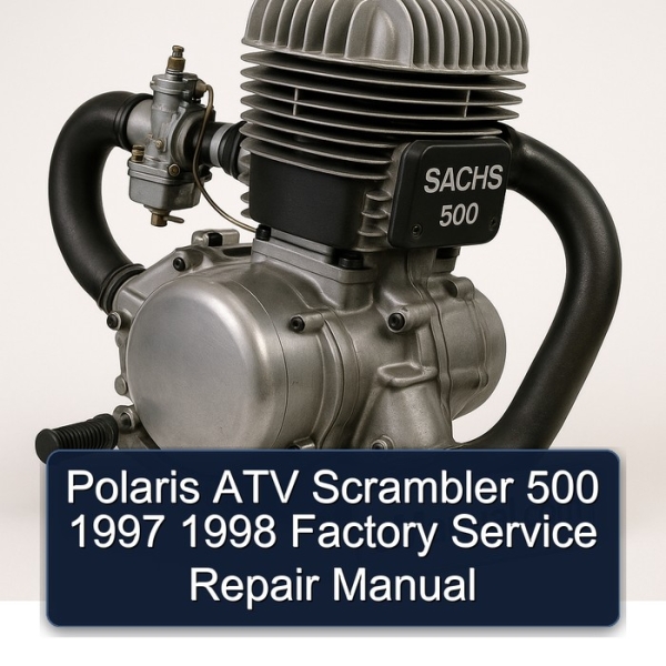 Polaris ATV Scrambler 500 1997 1998 Factory Service Repair Manual