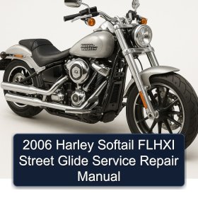 2006 Harley Softail FLHXI Street Glide Service Repair Manual