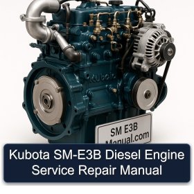 Kubota SM-E3B Diesel Engine Service Repair Manual