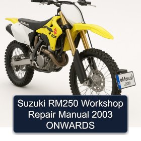 Suzuki RM250 Workshop Repair Manual 2003 ONWARDS