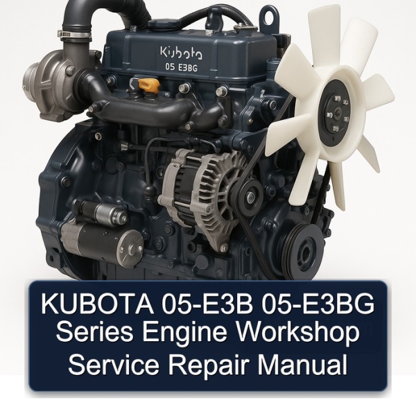 KUBOTA 05-E3B 05-E3BG Series Engine Workshop Service Repair Manual