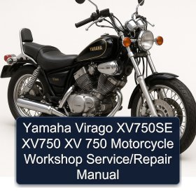 Yamaha Virago XV750SE XV750 XV 750 Motorcycle Workshop Service/Repair Manual