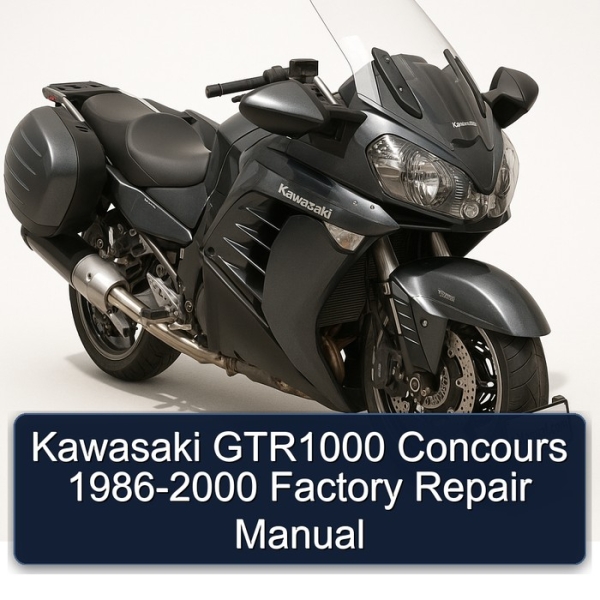 Kawasaki GTR1000 Concours 1986-2000 Factory Repair Manual