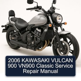 2006 KAWASAKI VULCAN 900 VN900 Classic Service Repair Manual